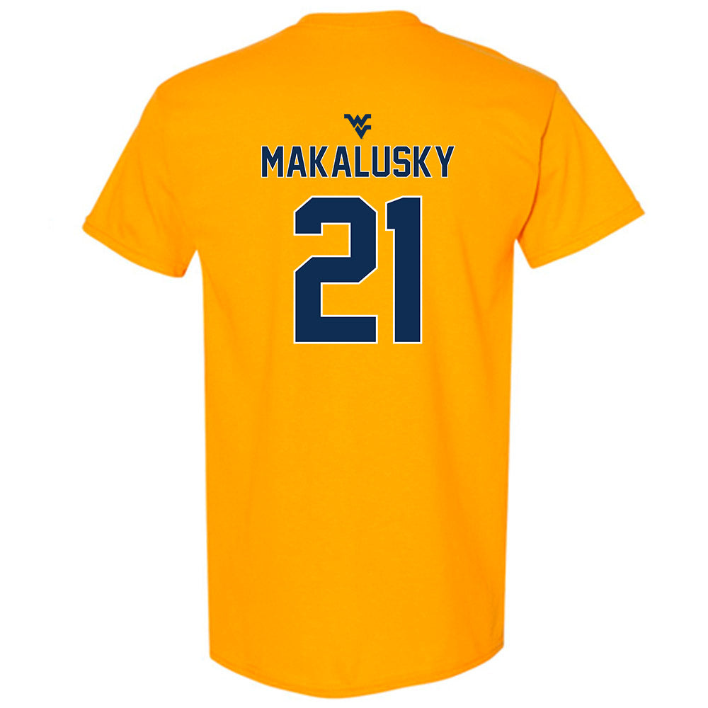 West Virginia - NCAA Women's Basketball : Riley Makalusky - Classic Shersey T-Shirt-1