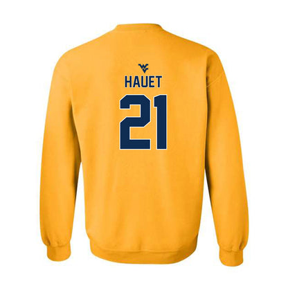 West Virginia - NCAA Men's Basketball : Niyol Hauet - Classic Shersey Crewneck Sweatshirt-1