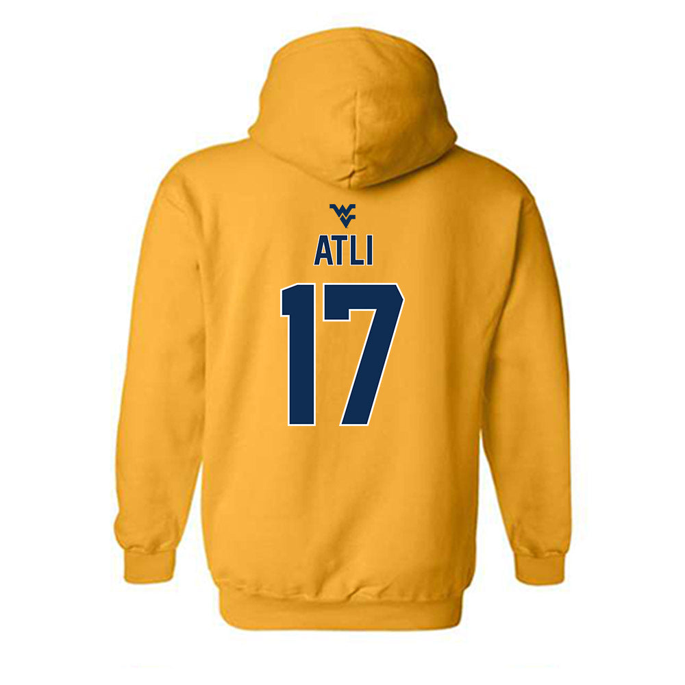 West Virginia - NCAA Women's Basketball : Feryal Defne Atli - Classic Shersey Hooded Sweatshirt-1