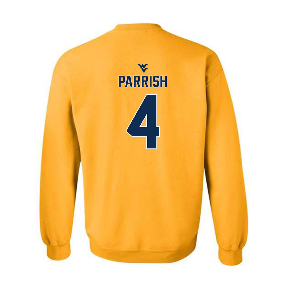 West Virginia - NCAA Women's Basketball : Madison Parrish - Classic Shersey Crewneck Sweatshirt-1