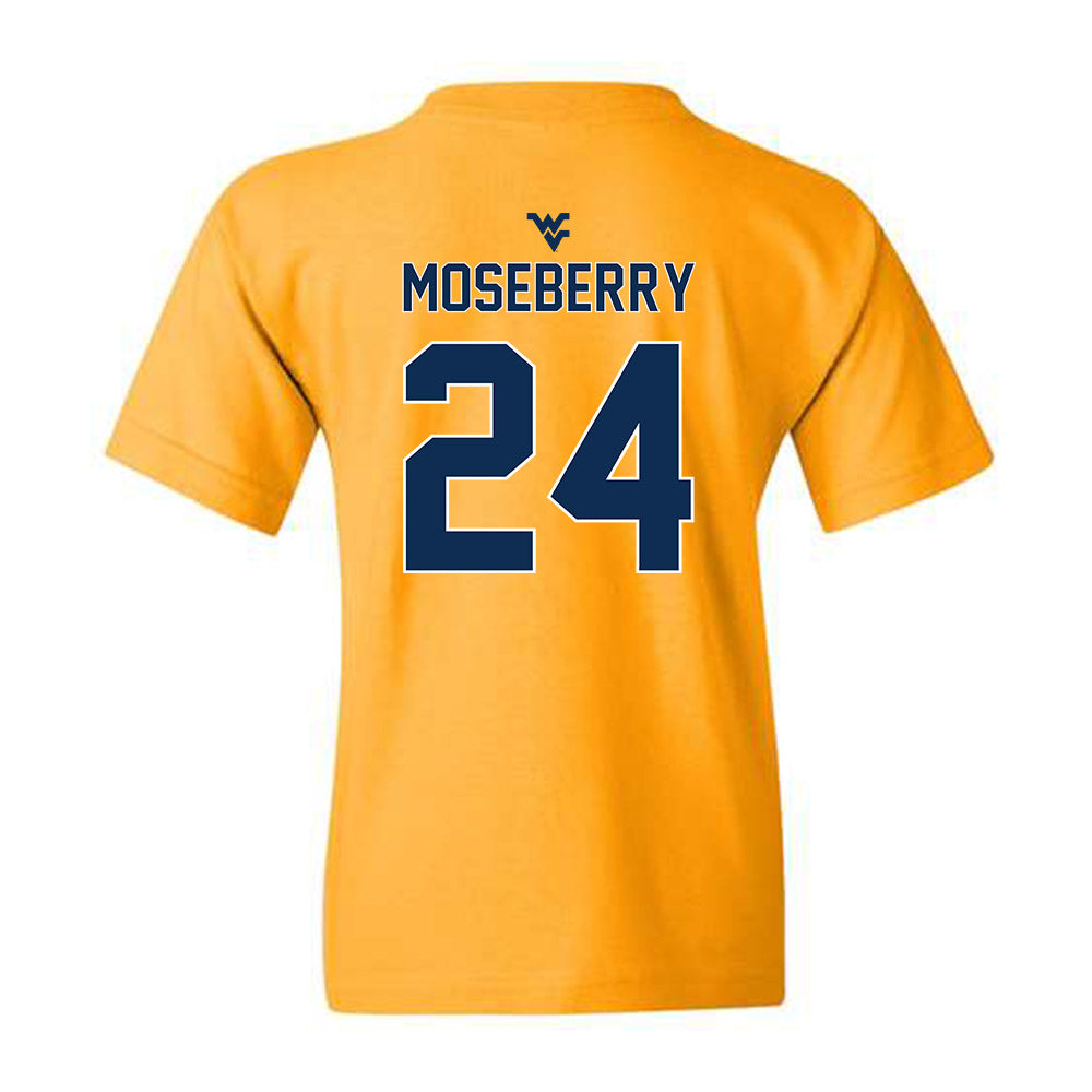 West Virginia - NCAA Women's Basketball : Ashala Moseberry - Youth T-Shirt Classic Shersey