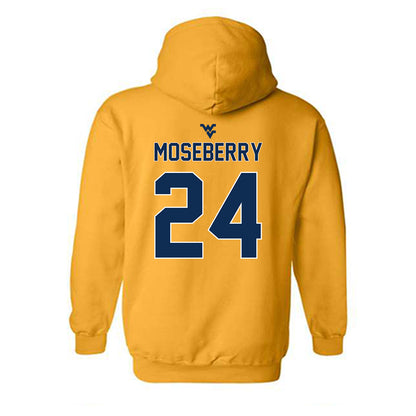 West Virginia - NCAA Women's Basketball : Ashala Moseberry - Hooded Sweatshirt Classic Shersey