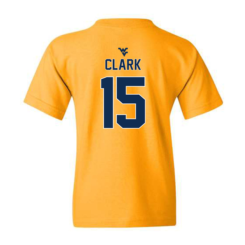 West Virginia - NCAA Men's Soccer : Sam Clark - Classic Shersey Youth T-Shirt