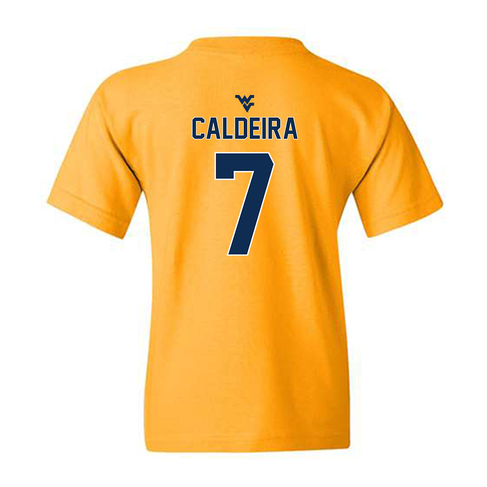 West Virginia - NCAA Men's Soccer : Marcus Caldeira - Classic Shersey Youth T-Shirt-1