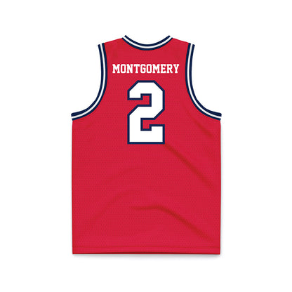 Dayton - NCAA Men's Basketball : De'Shayne Montgomery - Red Basketball Jersey-1