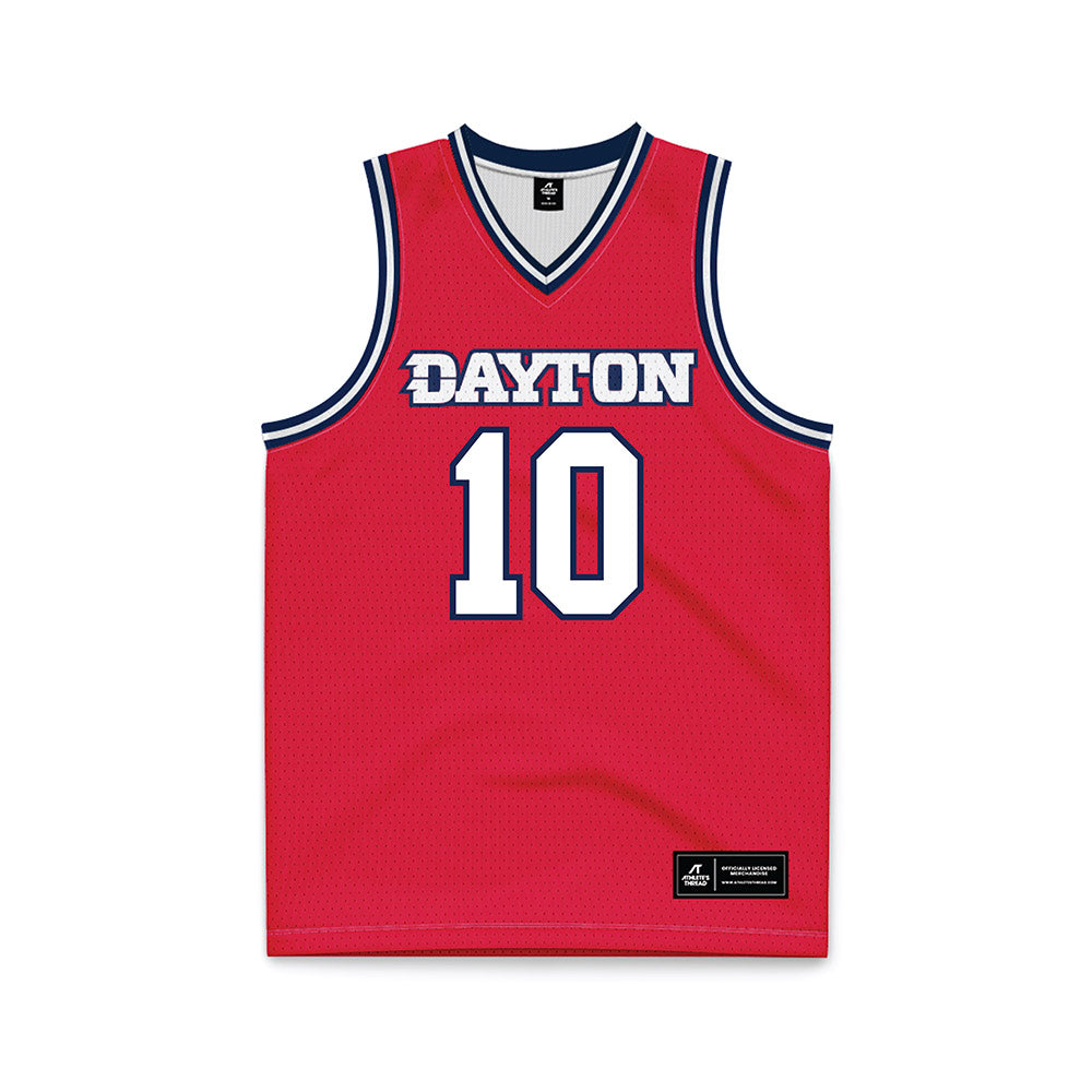 Dayton - NCAA Men's Basketball : Bryce Heard - Red Basketball Jersey-0