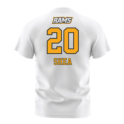 VCU - NCAA Men's Soccer : Emmett Shea - White Soccer Jersey-1