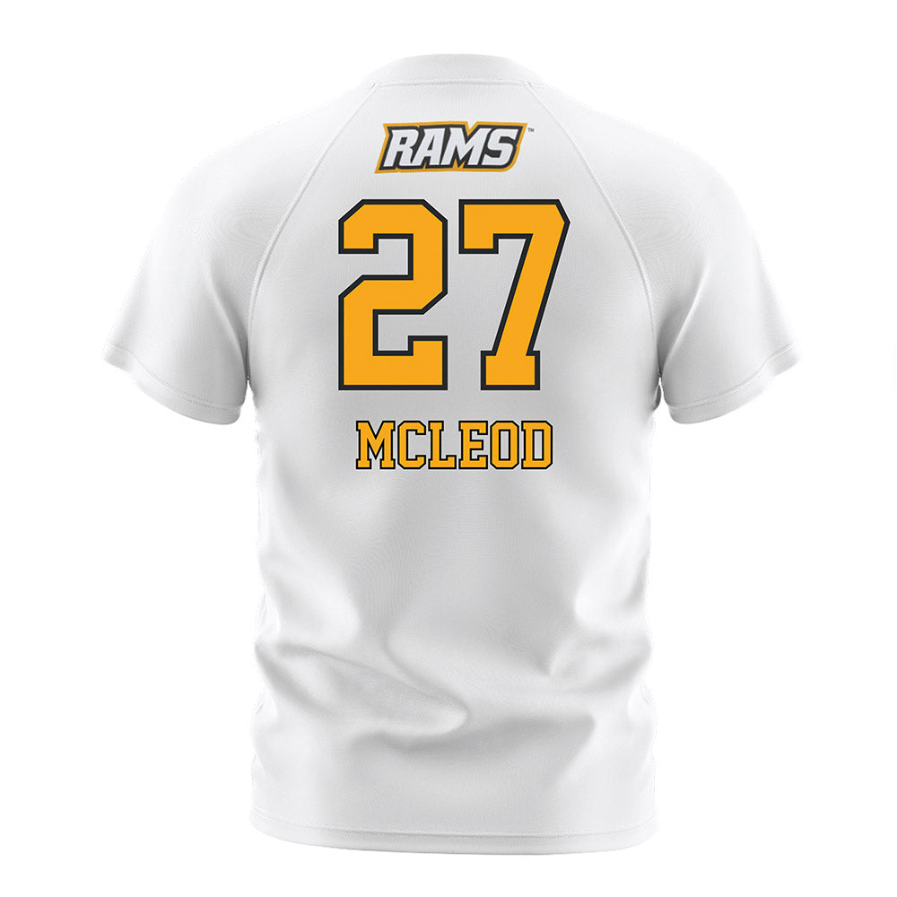 VCU - NCAA Men's Soccer : Scott McLeod - White Soccer Jersey