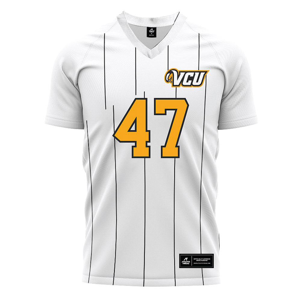 VCU - NCAA Men's Soccer : Nikita Hayes - White Soccer Jersey-0