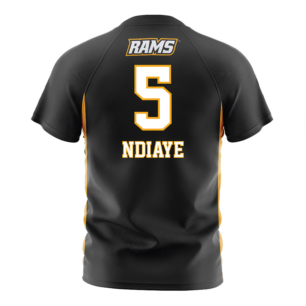 VCU - NCAA Men's Soccer : Moussa Ndiaye - Black Soccer Jersey-1