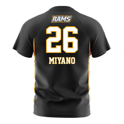VCU - NCAA Men's Soccer : Hayato Miyano - Black Soccer Jersey-1