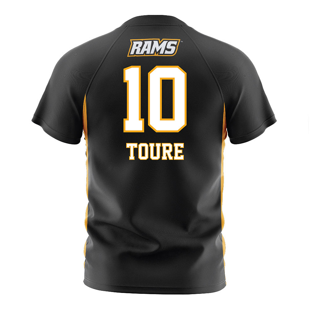 VCU - NCAA Men's Soccer : Abdourahmane Toure - Black Soccer Jersey-1