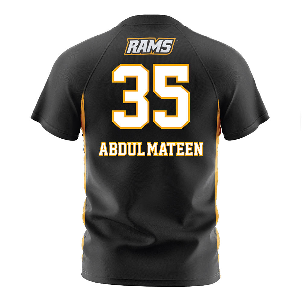 VCU - NCAA Men's Soccer : Sulaiman Abdul-Mateen - Black Soccer Jersey-1