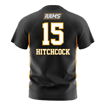 VCU - NCAA Men's Soccer : William Hitchcock - Black Soccer Jersey-1