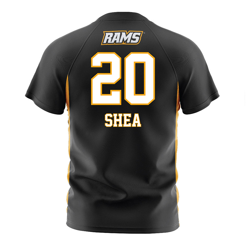 VCU - NCAA Men's Soccer : Emmett Shea - Black Soccer Jersey-1