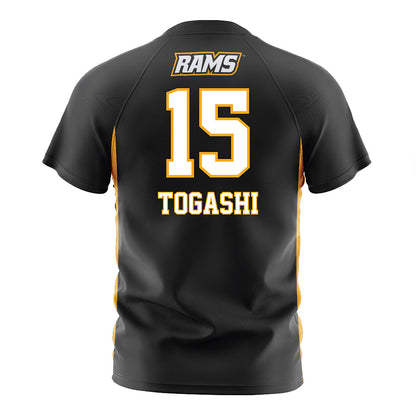 VCU - NCAA Men's Soccer : Kishin Togashi - Black Soccer Jersey-1