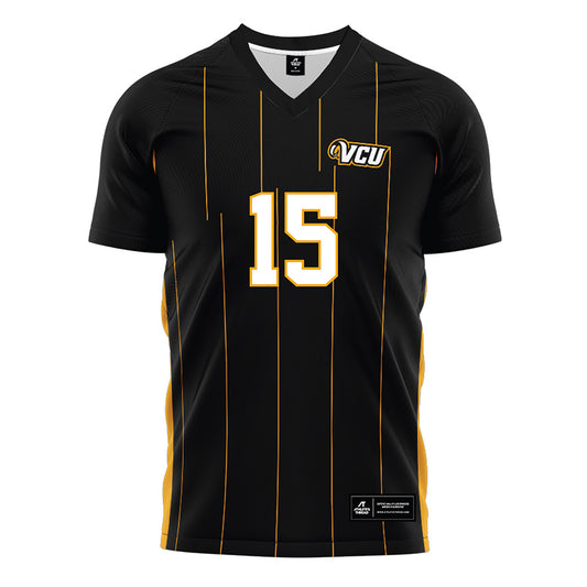 VCU - NCAA Men's Soccer : Kishin Togashi - Black Soccer Jersey-0