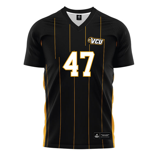 VCU - NCAA Men's Soccer : Nikita Hayes - Black Soccer Jersey-0