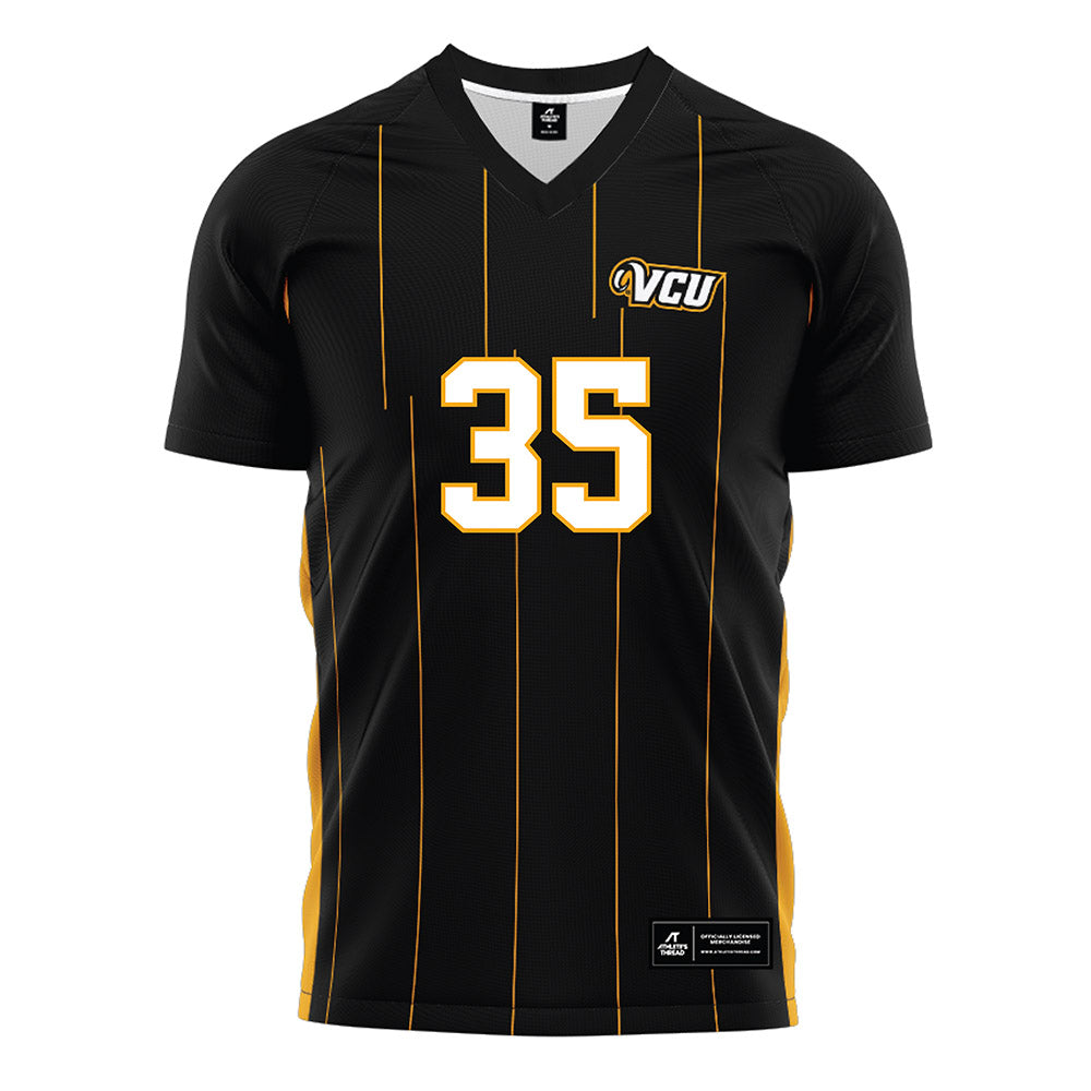 VCU - NCAA Men's Soccer : Sulaiman Abdul-Mateen - Black Soccer Jersey-0