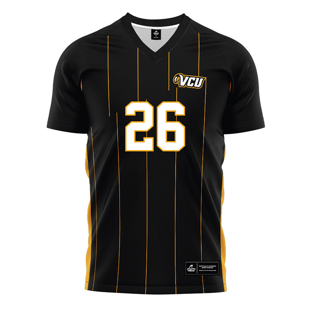 VCU - NCAA Men's Soccer : Hayato Miyano - Black Soccer Jersey-0