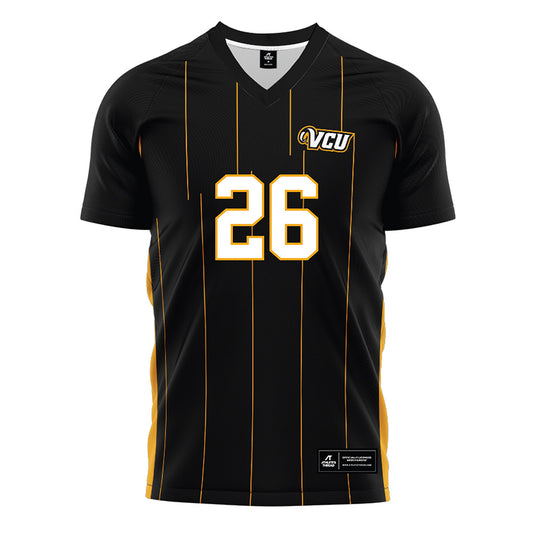 VCU - NCAA Men's Soccer : Hayato Miyano - Black Soccer Jersey-0