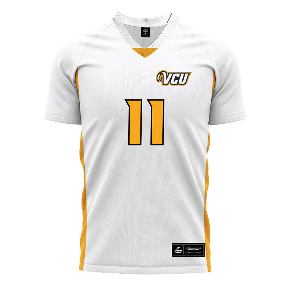 VCU - NCAA Women's Soccer : Ishpreen Marwah - White Soccer Jersey-0
