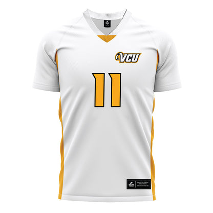VCU - NCAA Women's Soccer : Ishpreen Marwah - White Soccer Jersey-0