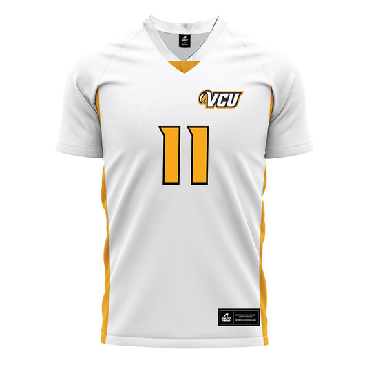VCU - NCAA Women's Soccer : Ishpreen Marwah - White Soccer Jersey-0