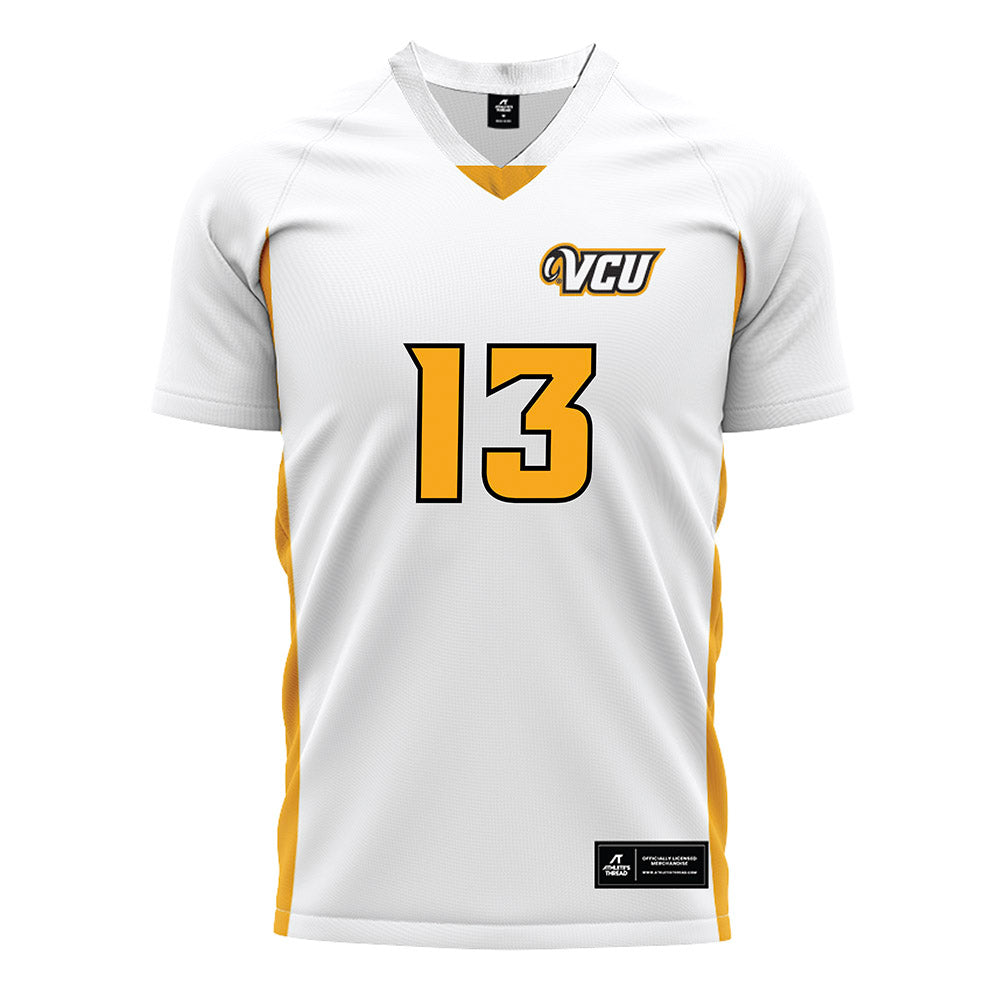 VCU - NCAA Women's Soccer : Isabelle Franklin - White Soccer Jersey-0