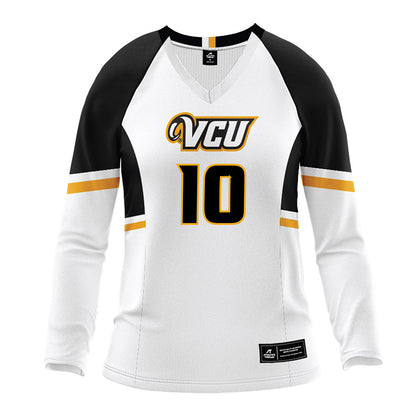 VCU - NCAA Women's Volleyball : Kayla Foley - White Volleyball Jersey-0