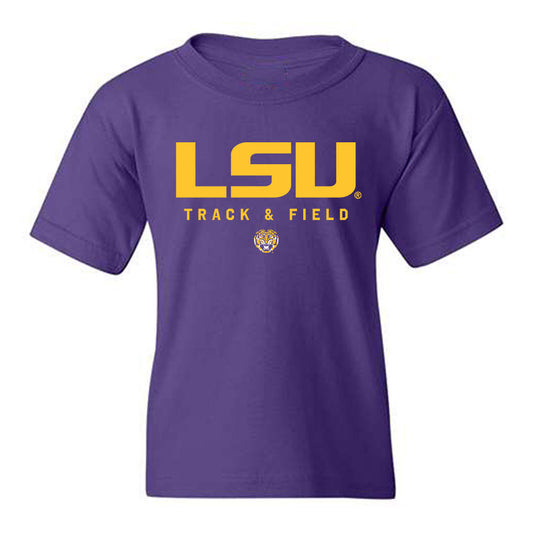 LSU - NCAA Women's Track & Field : Ella Onojuvwevwo - Classic Shersey Youth T-Shirt-0