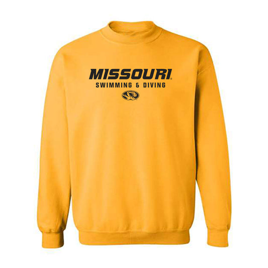 Missouri - NCAA Men's Swimming & Diving : Tommaso Zannella - Classic Shersey Crewneck Sweatshirt-0