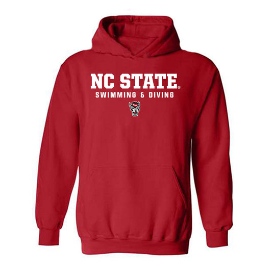 NC State - NCAA Men's Swimming & Diving : Will Heck - Classic Shersey Hooded Sweatshirt