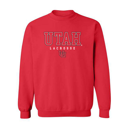 Utah - NCAA Men's Lacrosse : Luke Sheppard - Classic Shersey Crewneck Sweatshirt-0
