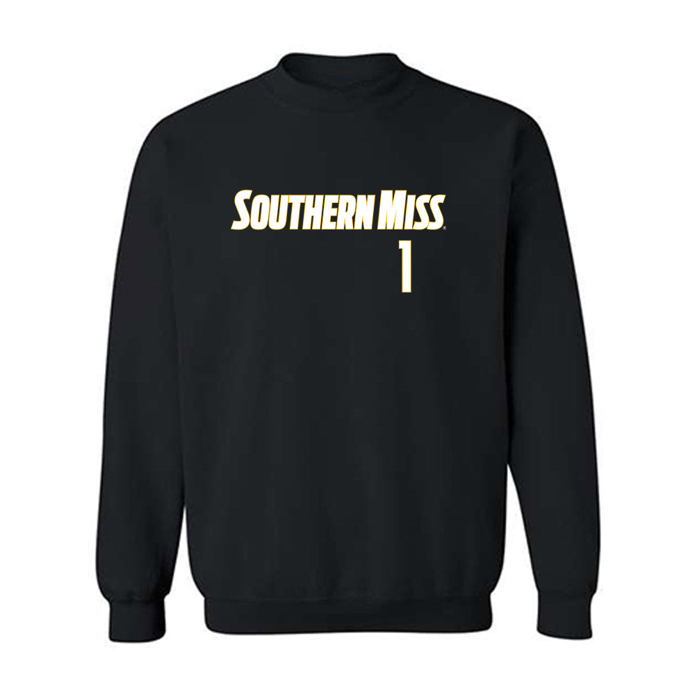 Southern Miss - NCAA Softball : Abbi Troquille - Replica Shersey Crewneck Sweatshirt-0