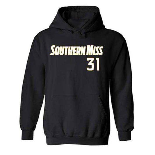 Southern Miss - NCAA Softball : Hannah Christian - Replica Shersey Hooded Sweatshirt-0