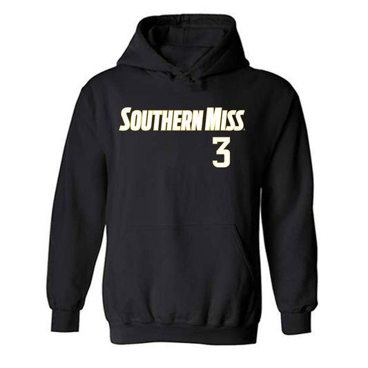 Southern Miss - NCAA Softball : Chloe Miller - Replica Shersey Hooded Sweatshirt-0