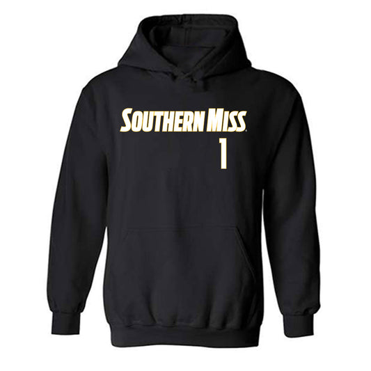 Southern Miss - NCAA Softball : Abbi Troquille - Replica Shersey Hooded Sweatshirt-0