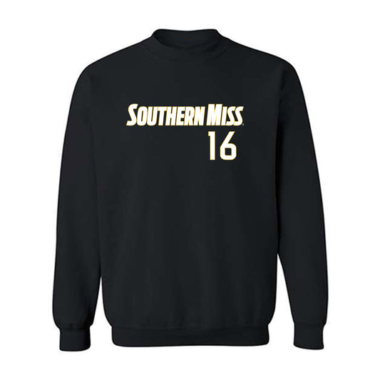 Southern Miss - NCAA Softball : Jadyn Rausch - Replica Shersey Crewneck Sweatshirt-0