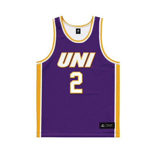 Northern Iowa - NCAA Women's Basketball : Abby Tuttle - Purple Basketball Jersey-0