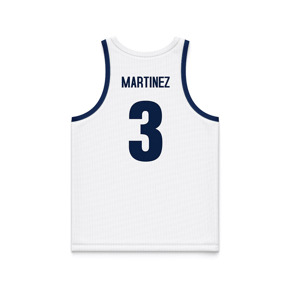Monmouth - NCAA Men's Basketball : Anthony Martinez - White Basketball Jersey-1