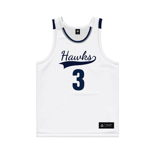 Monmouth - NCAA Men's Basketball : Anthony Martinez - White Basketball Jersey-0