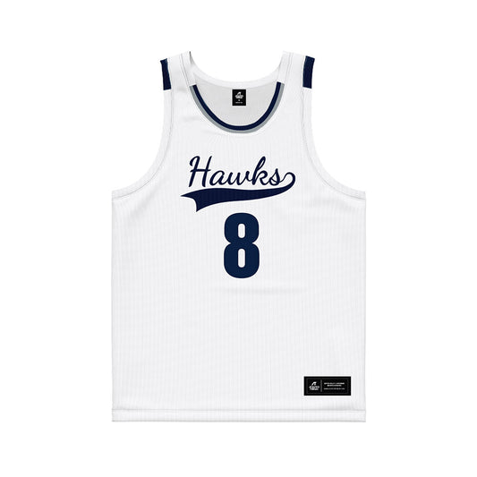 Monmouth - NCAA Men's Basketball : Christopher Green - White Basketball Jersey-0