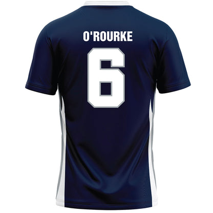 Monmouth - NCAA Men's Lacrosse : Ryan O'Rourke - Blue Lacrosse Jersey-1
