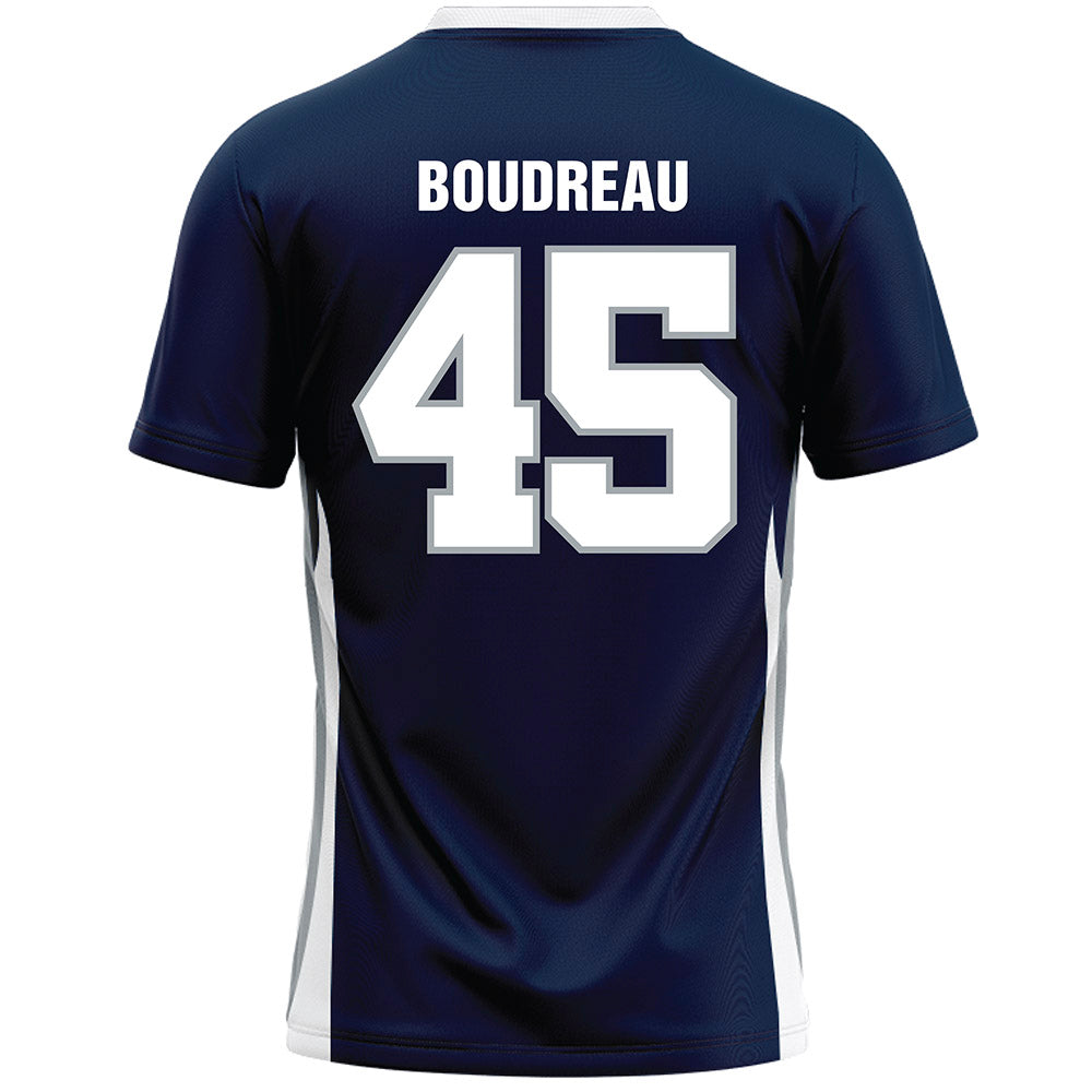 Monmouth - NCAA Men's Lacrosse : Mitch Boudreau - Blue Lacrosse Jersey-1