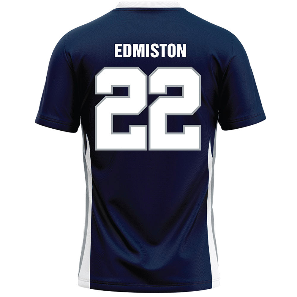 Monmouth - NCAA Men's Lacrosse : Miles Edmiston - Blue Lacrosse Jersey-1