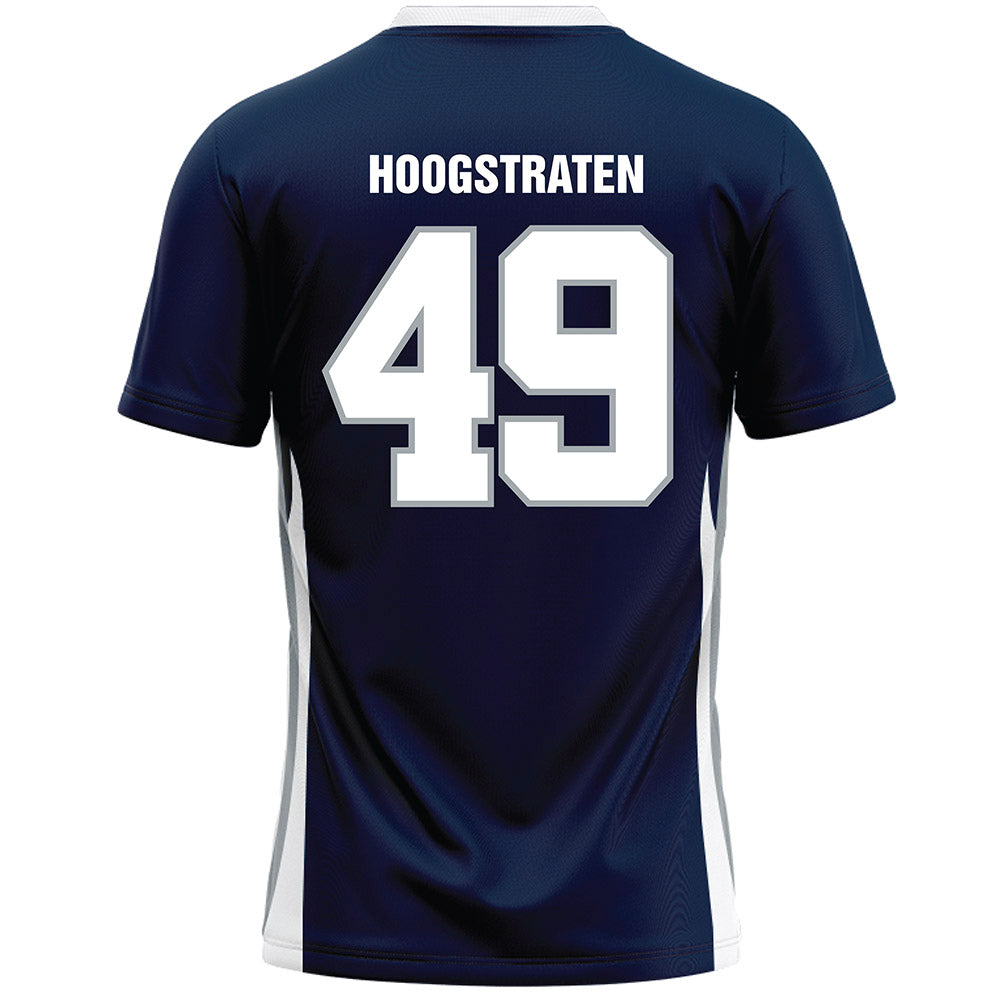 Monmouth - NCAA Men's Lacrosse : Kade Hoogstraten - Blue Lacrosse Jersey-1