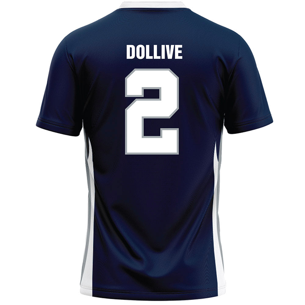 Monmouth - NCAA Men's Lacrosse : Matt Dollive - Blue Lacrosse Jersey-1