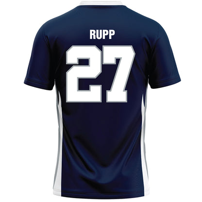 Monmouth - NCAA Men's Lacrosse : Aidan Rupp - Blue Lacrosse Jersey-1