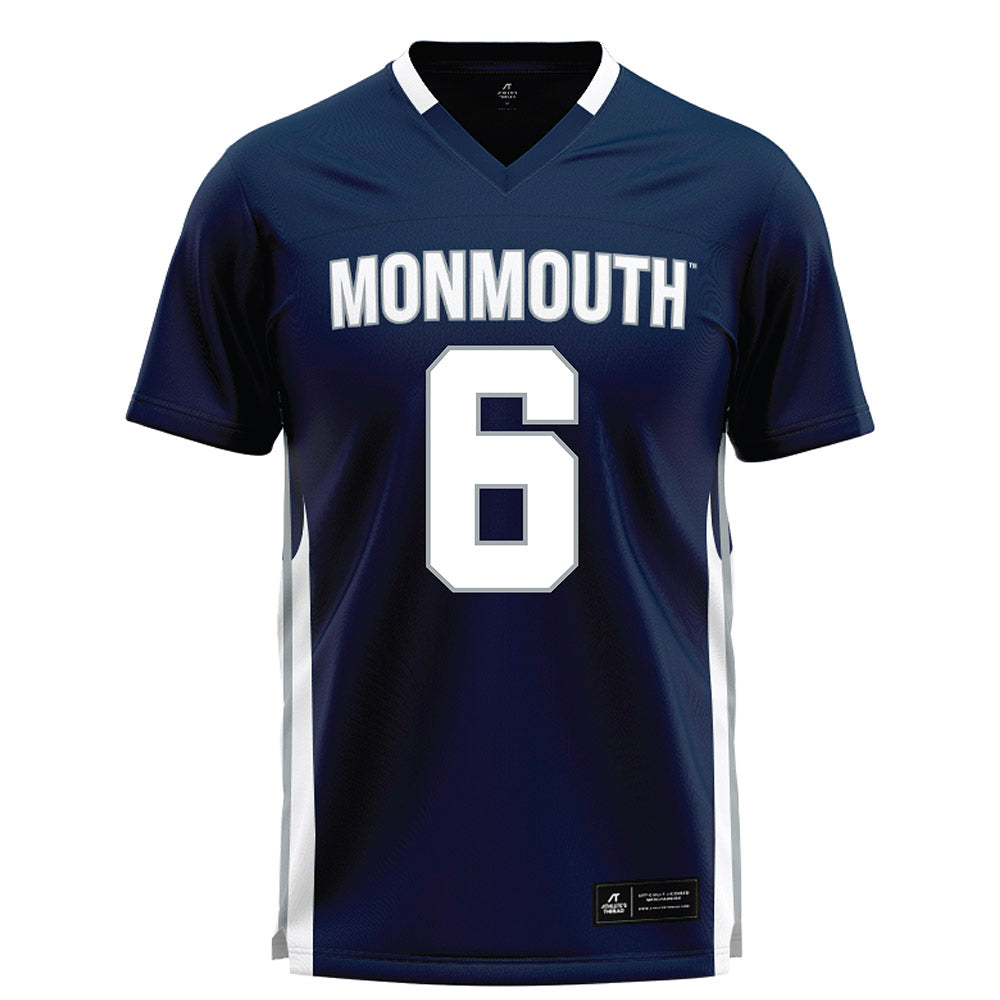 Monmouth - NCAA Men's Lacrosse : Ryan O'Rourke - Blue Lacrosse Jersey-0